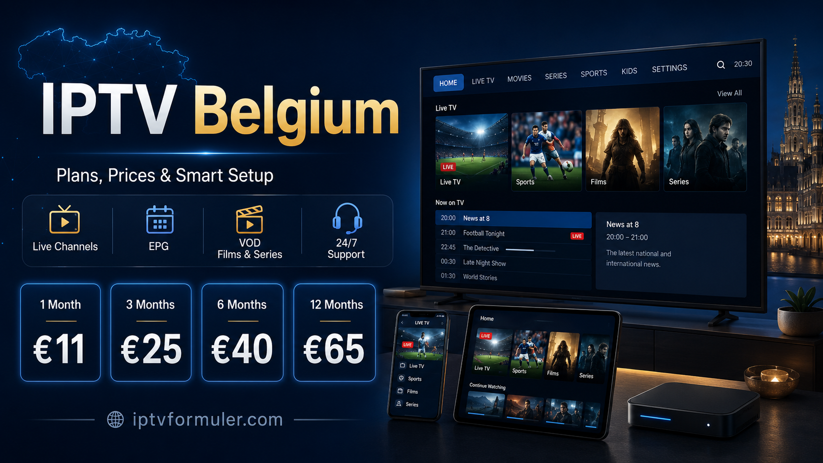 IPTV Belgium: Which Subscription Should You Buy?